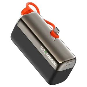 PDPBFCH090BK Porodo Pocket Volt 10000mAh Power Bank Black