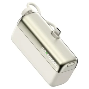 PDPBFCH090WH Porodo Pocket Volt 10000mAh Power Bank White
