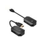انتقال تصویر hdmi به hdmi بی سیم پاورولوژی Powerology Wireless HDMI Mirroring Adaptor Pair with USB-C Cable Full HD 1080P