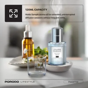 Porodo Lifestyle Grasse Smart Aroma Diffuser Clear 1