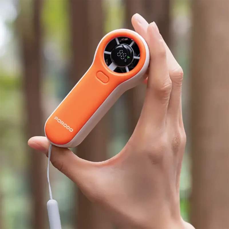 پنکه دستی سایز جیبی پورودو لایف‌استایل Porodo Lifestyle Pocket Size Handheld Fan - Image 4