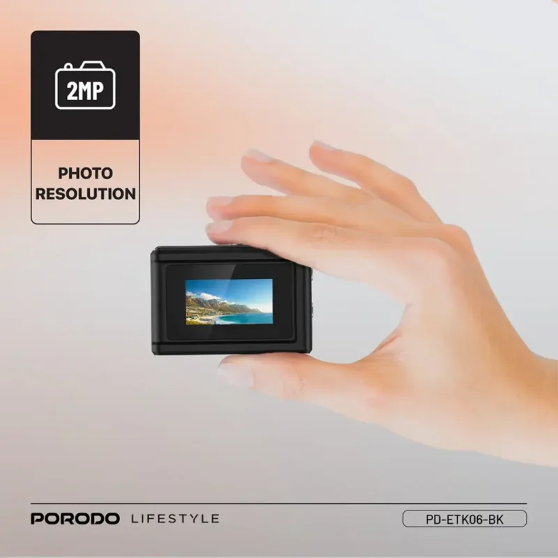 دوربین مینی دیجیتال پرودو Porodo Lifestyle Snap & Go Mini Digital Camera - Image 10