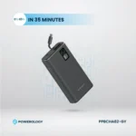 پاور بانک 20000 میلی آمپری پاورولوژی Powerology Aluminum 20000mAh Power Bank - Image 4