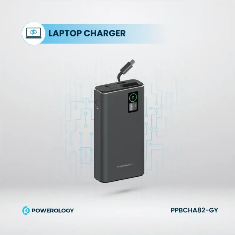 پاور بانک 20000 میلی آمپری پاورولوژی Powerology Aluminum 20000mAh Power Bank - Image 6