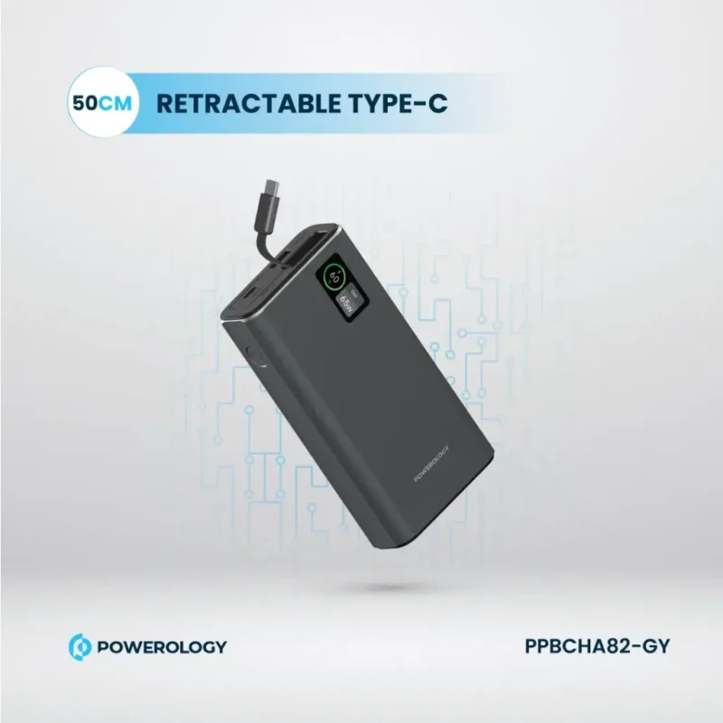 پاور بانک 20000 میلی آمپری پاورولوژی Powerology Aluminum 20000mAh Power Bank - Image 10