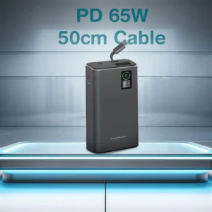 Powerology Aluminum 20000mAh Power Bank Dark Gray 9 1