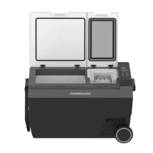 Powerology Portable Outdoor Fridge Ice Maker Black
