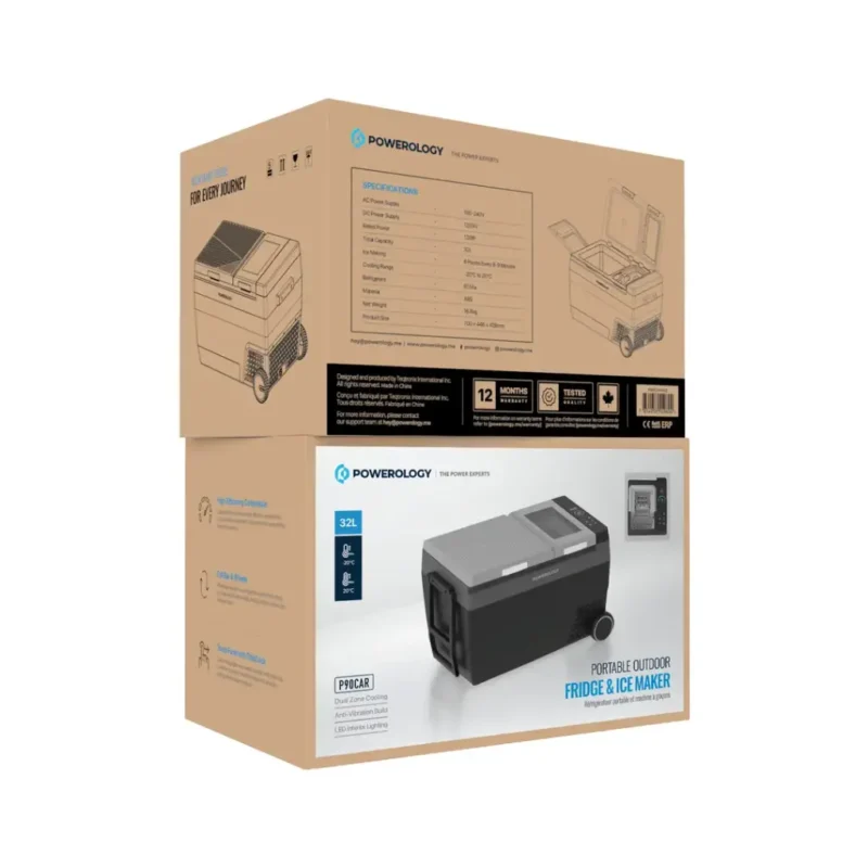یخچال و یخساز پاورولوژی Powerology Portable Outdoor Fridge & Ice Maker - Image 6