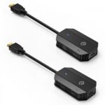 انتقال تصویر hdmi به hdmi بی سیم پاورولوژی Powerology Wireless HDMI Mirroring Adaptor Pair with USB-C Cable Full HD 1080P - Image 2