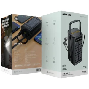 Green Lion Solar X 60000mAh Power Bank PD 20W Black 3