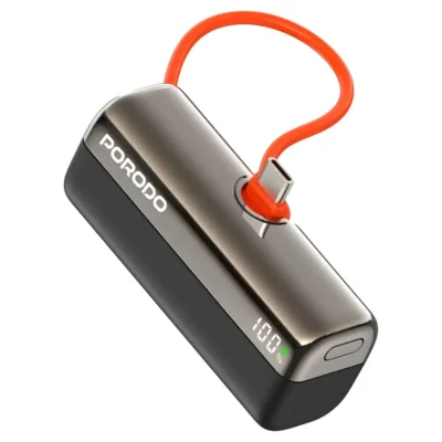 پاوربانک پاکت ولت پورودو Porodo Pocket Volt Power Bank