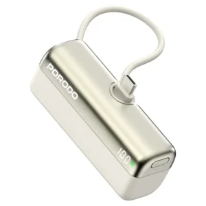 PDPBFCH089WH Porodo Pocket Volt 5000mAh Power Bank White