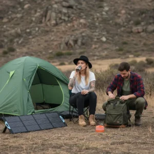 پنل خورشیدی قابل حمل Powerology 200W Monocrystalline Portable Solar Panel پنل خورشیدی قابل حمل Powerology 200W Monocrystalline Portable Solar Panel