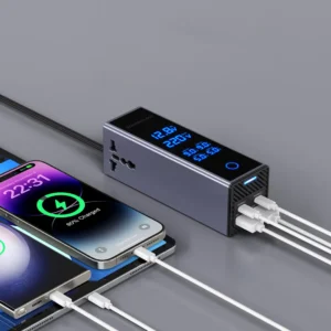 مبدل برق خودرو پاورولوژی Powerology 2AC Socket Car Power Inverter 