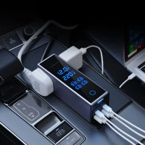 مبدل برق خودرو پاورولوژی Powerology 2AC Socket Car Power Inverter 