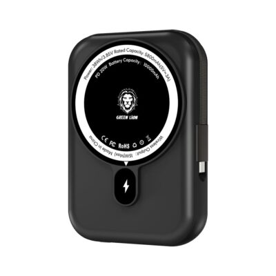 پاوربانک موناکو 10000 میلی آمپری گرین لاین Green Lion Monaco 10000mAh MagSafe Power Bank