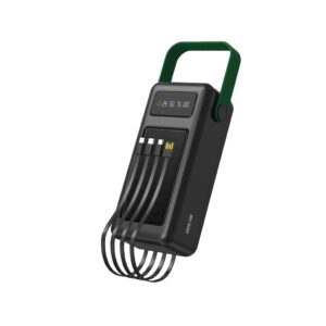 GNSLRPB50KBK Green Lion Solar Max 50000mAh Powerbank Black