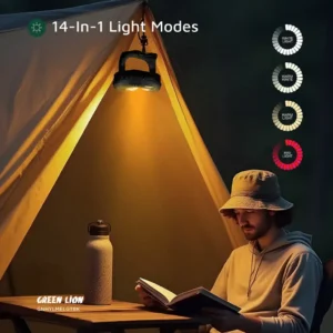 چراغ کمپی هایپر لومه پرین لاین Green Lion Hyper Lume Working Light 1000lm 