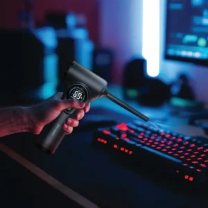 Green Lion Ignitor 12V Jump Starter Blower Vacuum Power Bank Gray