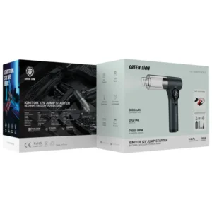 Green Lion Ignitor 12V Jump Starter Blower Vacuum Power Bank Gray 5