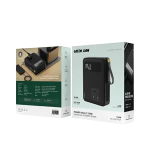 Green Lion Power Vault 270W 30000mAh Power Bank Black