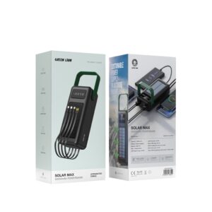Green Lion Solar Max 50000mAh Powerbank Black