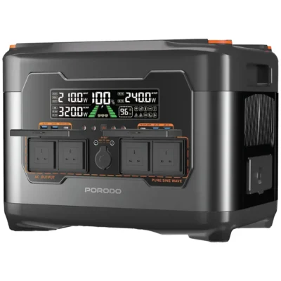 پاوراستیشن پرودو 2400W وات Porodo 2400W Forcebase Portable Power Station