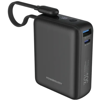 پاوربانک 10000 میلی آمپری پاورولوژی Powerology Montreal 10000mAh Power Bank