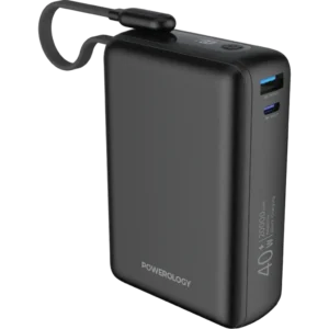 PPBAM22BK Powerology Montreal 20000mAh Power Bank Black