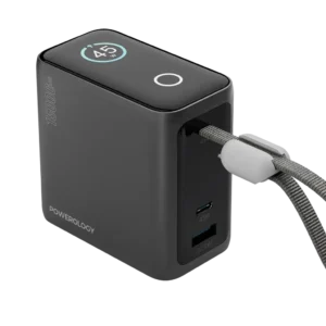 PPBCHA60BK Powerology 15000mAh Mini Power Bank Black