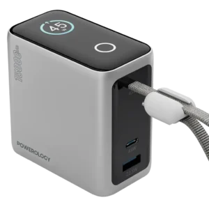 PPBCHA60GY Powerology 15000mAh Mini Power Bank Gray