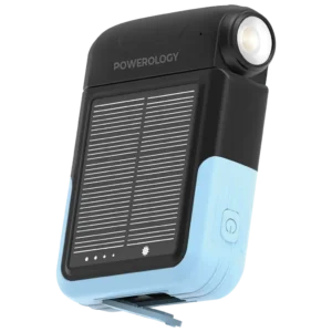 PPBDS05BK Powerology Sante 10000mAh Solar Power Bank Black