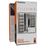 ست پیچ گوشتی و سری های پرودو Porodo TechFix 97‑In‑1 Electric Screwdriver Kit - Image 2