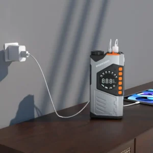 جامپ استارت و پمپ باد پرودو Porodo VoltBoost 10000mAh Compact Utility Tool جامپ استارت و پمپ باد پرودو Porodo VoltBoost 10000mAh Compact Utility Tool