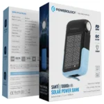 پاور بانک 10000 میلی آمپری پاورولوژی Powerology Sante 10000mAh Solar Power Bank - Image 7