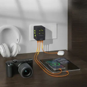 آداپتور گرین لاین Green Lion GaN Adapter 35W 6 in 1 | 2 in 2 Cable