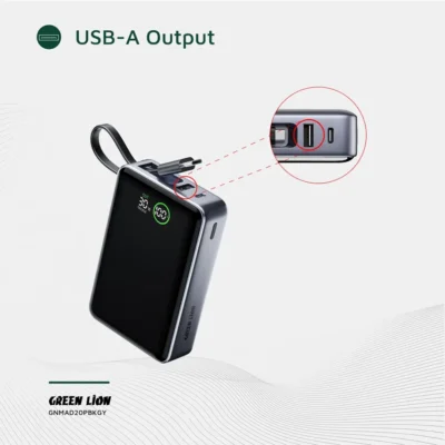 Green Lion Madrid 20 Power Bank 20000mAh PD 35W