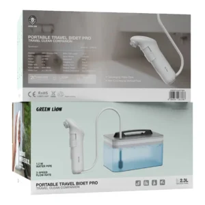 Green Lion Portable Travel Bidet Pro with Tank White 1
