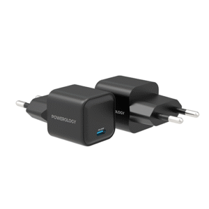 آداپتور شارژر پاورولوژی Powerology 35W Single Port Type-C GaN Charger with EU Plug