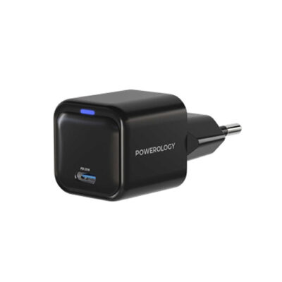 آداپتور شارژر پاورولوژی Powerology Ultra-Compact GaN Charger PD 20W EU