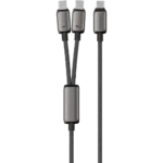 کابل TYPE-C به TYPE-C دو سر پاورولوژی Powerology Zinco Series 2-In-1 Dual USB-C Cable