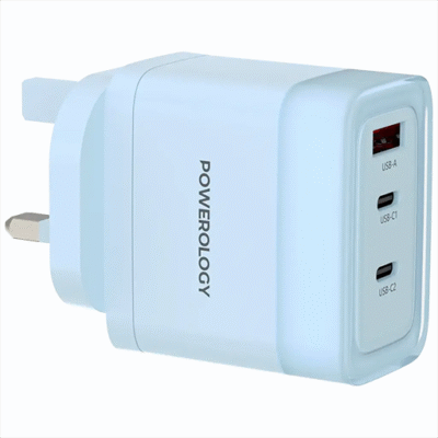 آداپتور شارژر پاورولوژی Powerology Lunex Series Fast Charging Adapter PD 65W