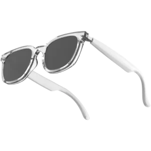 عینک هوشمند پاورولوژی Powerology Nice Smart Audio Sunglasses رنگ سفید