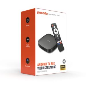 اندروید باکس پرودو Porodo Android TV Box 1080P 2GB RAM 8GB ROM Support 4K 