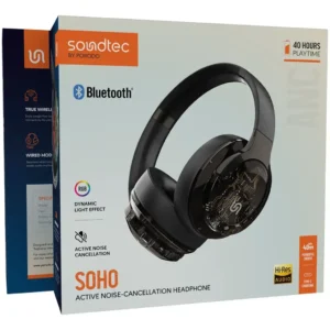 هدست پرودو Porodo Soundtec Soho Active Noise Cancellation Headphone
