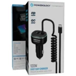 Powerology 120W Fast Car Charger