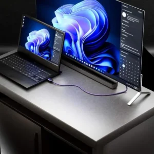 کابل HDMI 8K پاورولوژی Powerology 8K HDMI Braided Cable 3M برای اتصال لپ تاپ به مانیتور