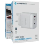 آداپتور لونکس پاورولوژی Powerology Lunex Series Fast Charging Adapter PD 65W - Image 3