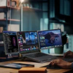 مانیتور دوگانه پاورولوژی Powerology Portable Dual Screen Monitor - Image 4