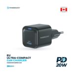 Powerology Ultra-Compact GaN Charger PD 20W EU